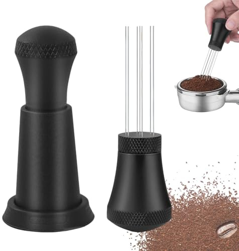 YUZHEDM 1 Pezzi Dosatore Caffe per Moka, Dosacaffe per Moka in Acciaio Inox, Dosatore Caffe Professionale per Cucina, Bar e Barista Kit, Strumento di Distribuzione Espresso Antistatico