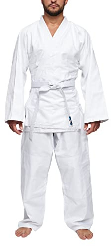 LEONE 1947, Judogi-träning, unisex, vit, 130, AB401