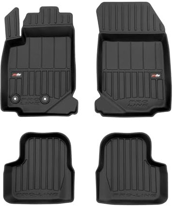 SMK Gummimatten auto fußmatten Satz passend für Jeep Avenger ab 2023 Erleben Sie einen neuen Standard des Reisens mit rutschfesten auto fussmatten - Mehrjahres- auto teppiche für alle Straßenverhältni