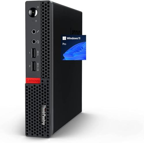 Lenovo ThinkCentre Tiny Desktop Mini PC – 16GB RAM, 512GB PCIe SSD, Energy-Efficient Design for Daily Computing, 2X Display Port, USB 3.1 Gen 1, RJ-45, Wi-Fi, Windows 11 Pro