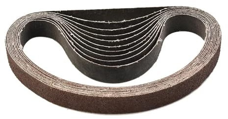 MJINA 60pcs Polisher Sanding Belts 13x457mm 40 60 80 120 180 240G Rit For Black Decker Polishing Sander Belts Woodworking Sand Belts