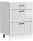 vidaXL Lucca Kitchen Base Cabinet - High Gloss White, Engineered Wood Storage Cabinet, Adjustable Feet, Modern Design 60x46x81.5 cm