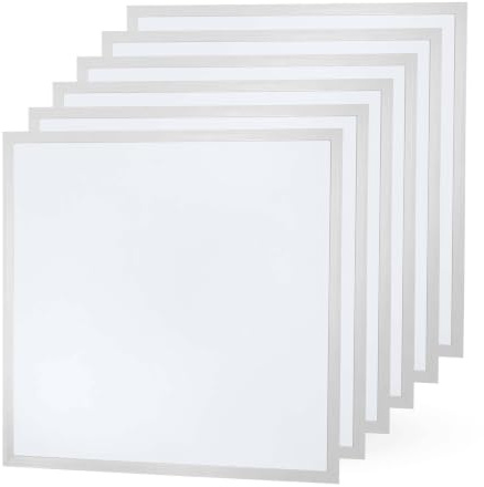 Ledvion 6er Set LED Panel 60x60cm 24W 6500K UGR <19 | Flimmerfreies, gleichmäßiges Arbeitslicht für Rasterdecken in Büro, Schule, Praxis, Werkstatt oder Gewerbe