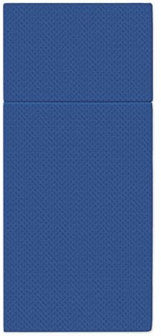 PAW Besteckservietten 1/8-Falz, 50 Stück Soft Point - Marineblau | Fertige Bestecktasche, Tisch in Sekunden eindecken, weich und lebensmittelecht, ideal für die Gastronomie
