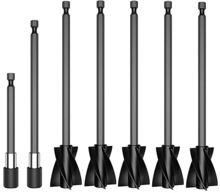 KiBcsLic Resin Mixing Paddle, DIY Craft and Mixing Tools, Easy Cleaning, Quick Assembly, Lightweight Electric Hand Drill for Acrylic Paint