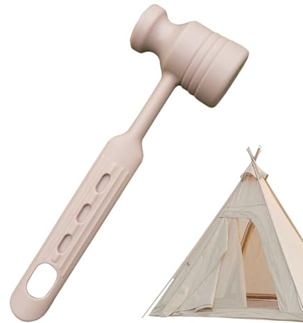 Tent Mallet - Outdoor Tent Stake Hammer - Ground Anchors Mallet,for Camping Construction House Backyard Roof Garage Hiking Work Outdoor