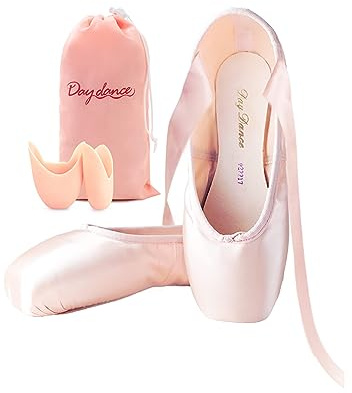 Daydance Ballett Jet-Dicke Schuhe Mädchen Frauen Band Ballerinas Schuhe mit Zehen-Kissen