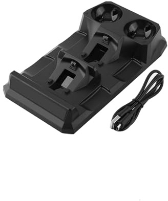 Zerone 4 Docks Fast Charger Base Charging Base for PS Move/Controller