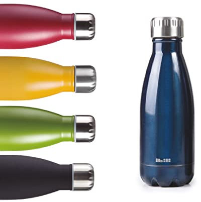 IBILI Borraccia termica a doppia parete tropic 350 ml, acciaio inox 18/10, doppia parete, riutilizzabile