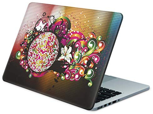 Skins4u Folie Sticker Skin Vinyl Aufkleber mit farbenfrohen Motiven für bis 17.3 Zoll 42x30cm Laptop Skin Decal Cover Vectorious