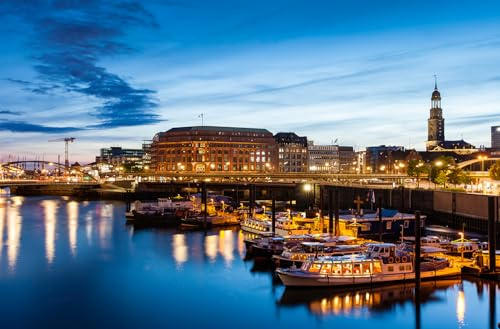 JOCHEN SCHWEIZER Geschenkgutschein: Candle Light Dinner & Hafenlichterfahrt Hamburg für 2