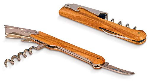 mitienda mit Liebe gemacht Legno - Sacacorchos de madera y metal