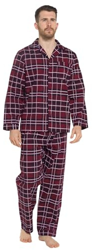 Strong Souls herrpyjamas, traditionell, 2-delad pyjamas, XXL