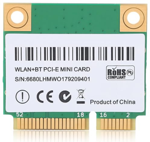 AX200HMW WiFi Karte, PCIE Laptop Wireless Karte, Dualband Wireless Modul für Laptop All in One Maschinen, Nur für Wins10 (64bit)