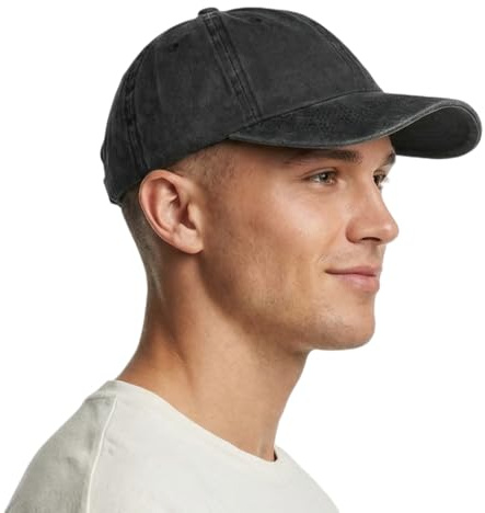 HIQIU Baseball Cap Herren Verstellbar Basecap Vintage Used Look Kappe Damen Washed Cotton Hat für Unisex Outdoor Sports Wandern Ausflug