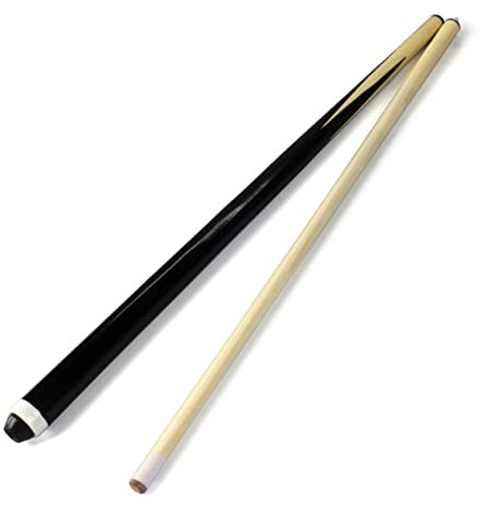 Billard Kö Billard Queue 1/2 Snooker-Pool-Queue mit 13 mm Queue-Spitzen, hochwertigem kanadischem Ahornholz, bequemer Griff für Mobilität Mwh0613