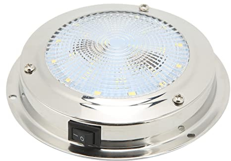 Lampe de Courtoisie pour Bateau, DC12‑24V Super Bright RV Plafonnier 2W IP65 Étanche pour Marine