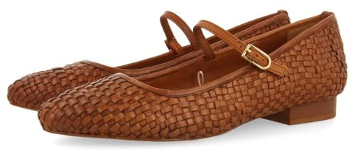 GIOSEPPO BODAJK, Scarpe Piatte Mary Jane Donna, Pelle, 37 EU, Cuoio, 37 EU