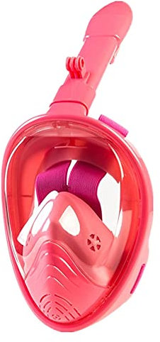 GeRRiT Maschera da Snorkeling, Maschera da Sub per Snorkeling per Bambini Professionali per Bambini Allenamento in Nuoto Maschera a Pieno Facciale Attrezzatura Subacquea Panoramica Ampia Vista