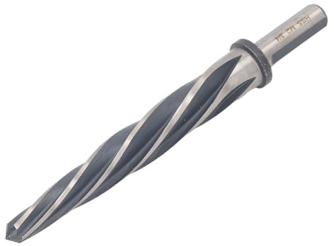 XHTLLO Punta da Trapano Per Alesatore da Costruzione, Alesatore da Costruzione con Gambo Tondo da 3/4 Pollici, Alesatore Per Manutenzione a Spirale a 5 Taglienti