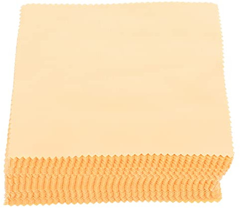 Didiseaon 100 Pièces Chiffon De Nettoyage Pour Lunettes Lingettes Pour Lunettes Chiffon Pour Lunettes Lingettes Argentées Lingettes Nettoyantes Pour Lunettes Serviette De