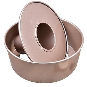 GRIRIW Stampo Per Dolci Antiaderente Fondo Removibile Teglia Per Torte Tubo Rotonda Stampo Per Cheesecake Per Forno Lavabile Mano