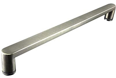 Premium Türknäufe aus Metall und Glas, verchromt, Duschgriff und Drückergriff-Set für Badezimmer, stilvoll, langlebig, einfache Installation (400 mm/430 mm Optionen)