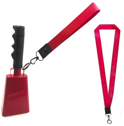 Laute Handglocken Kuhglocken Geräuschmacher Sportveranstaltungen Jubelglocken Percussions Musikinstrument Dauerhaft