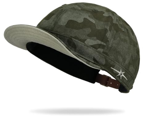 CLAPE Casquette à Visière Courte Unisexe Casquette Baseball en Coton | Réglable,Pliable,Visière Flexible,Casquettes Bord Court pour Homme,Femme,Streetwear,Urbain,Voyage
