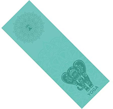 FANSU Hot Yoga Handtuch rutschfest Fitnesstuch Weich Atmungsaktiv Antirutsch Yogatuch mit Hoher Bodenhaftung Tragbares Yogahandtuch für Bikram und Pilates (185cm*63cm,hellgrün)