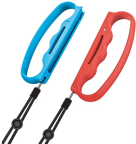 Queen.Y 1 Paar Boxgriffe mit Handschlaufen für Nintendo Switch Joy-Con Fitness Boxen