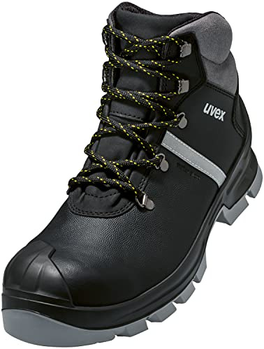 Uvex 2 construction S3 SRC - wasserabweisende Leder Arbeitsstiefel - Metallfrei