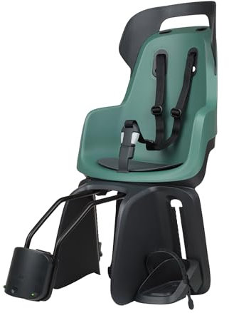 BOBIKE 8012700006 - Fahrradkinderrückbank GO Maxi mit Liegesystem für Fahrräder mit 26“ bis 29“ Laufrädern geeignet für Kinder mit Rahmenverankerung in Farbe Pfefferminze