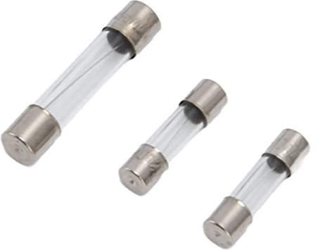Tissting 250 Stück Flinke Glassicherungen 6 x 30 mm 5 x 20 mm 250V 1-20 A 15 Werte Glasrohrsicherung Glas Sicherung Sortiments Kit für Haushaltsgeräte, Elektronische Geräte