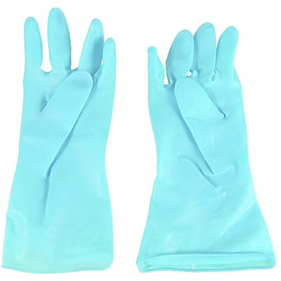 Hoement 3paare Wasserdichte Geschirrspülhandschuhe Dicke Küchenreinigungshandschuhe Aus Rutschfeste Haushalts-handschuhe Für Küche Und Garten