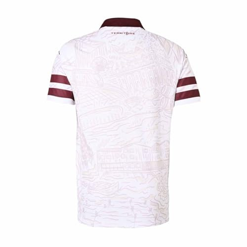 Kappa Kombat Away UBB ACT Jersey UBB | Man | Size 8Y | White/Red Dahlia