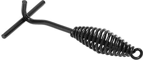 Oven Rack Puller, Dutch Oven Tripod with Spiral Handle 26CM Length Iron Lid Lifter, Camp Dutch Oven Lid Lifter, Outdoor Oven Lid Lifter Dutch Oven Accessories for Outdoor Hiking