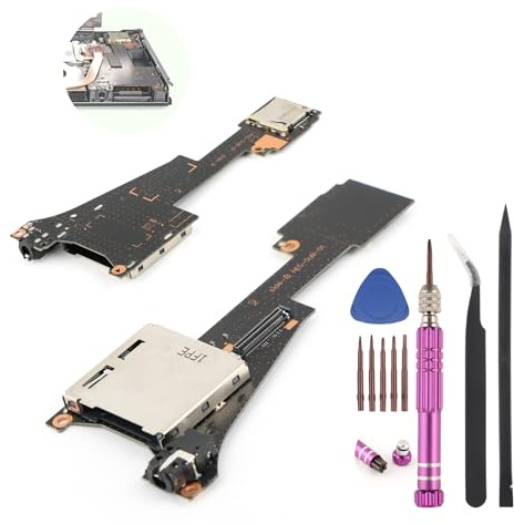 RongZy SD Kartenleser für Nintendo Switch OLED HEG-SUB-01 mit Kopfhöreranschluss Game Reader Card Reader Slot Headphones für NS Switch OLED Accessory with Tools