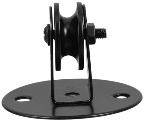 OSALADI Ruedas de Polea de Metal para Candelabros Instalación Rápida Montaje en Techo Polea de Elevación Accesorio de Iluminación para Exteriores