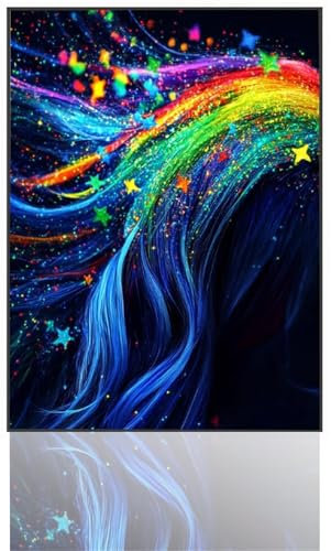 Abstrakt Malen Nach Zahlen, Linie Malen Nach Zahlen Kinder, DIY Paint by Numbers Erwachsene Handgemalt öLgemäLde Leinwand für Heim Wohnzimmer Wand Deko, Geschenke für Frauen, Ohne Rahmen 60x80cm U1-W