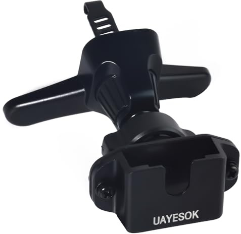 UAYESOK Walkie Talkie Mount, Car Vehicle Air Conditioning Vents Bracket, Universal Car Radio Holder Compatible with Motorola Baofeng Icom Midland Sepura Cobra Hytera