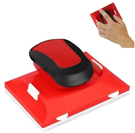 HAPPOW Paint Edger Tool with Padded Nylon Bristles - Professional Edge Trimmer for Walls & Ceilings, No-Drip Paint Pad with Comfort Grip for Perfect Cutting Lines