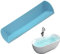 Tub Splash Guard | Silicone Bathtub Edge Water Guard,with Strong Suction Cups, Space-Saving Multi-functional Bath Toy Tray Organizer for Shampoo Brush