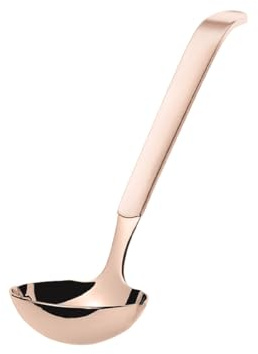 AMEFA BUFFET - Cucchiaio da salsa, mestolo da salsa, cucchiaio da zuppa, elegante posate da servizio, in acciaio inox 18/10, satinato, rame, lunghezza: 20,7 cm
