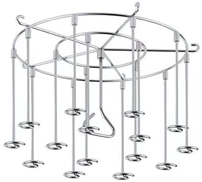Soporte para brochetas, de acero inoxidable, para freidora de aire vertical, sin necesidad de voltear para horno, olla a presión, freidora de aire (21 x 12 cm)