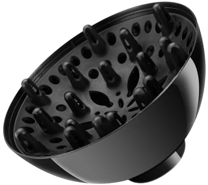 Accessorio Pettine per Asciugacapelli Diffusore Universale Leggero | Diffusore per Phon per uso domestico, styling, pettinatura, asciugatura, capelli ricci, lisci e spessi, viaggio,