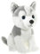 Heunec 278172 Plüschtier, Hund, 18 cm, Grau,weiß