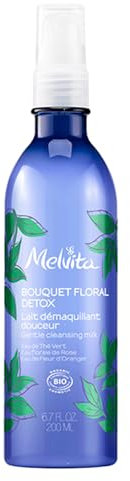 Melvita - Latte Struccante Delicato - Bouquet Floreale - Idratazione - Arricchito con Estratti Floreali - Formula Naturale - 200 ml