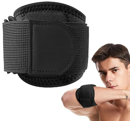Manchon de compression pour coude - Orthèse de soutien du coude de tennis - Bandage de compression pour les activités sportives, le volley-ball, le basket-ball