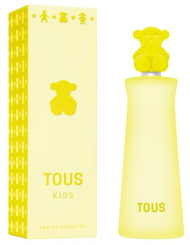 TOUS Eau de Toilette Spray for Boys and Girls, Citric Floral Notes, Gentle on Children's Sensitive Skin, Ideal for Everyday Use. Pear, Coconut, Freesia and Vanilla Ice Cream Notes, 3.4 Fl Oz